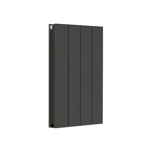 Towelrads Ascot Anthracite Aluminium Single Designer Radiator 600x407mm - 510099