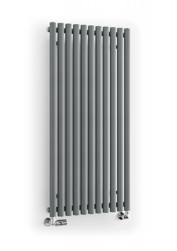 Terma Rolo-Room Designer Radiator 1200x590mm Salt N Pepper - WGROR120059KSPPUC01 - Image 2