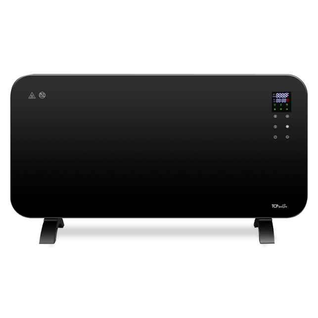 TCP Smart 2000W Glass Electric Panel Heater Black - SMARADGBL2000UK - Image 10