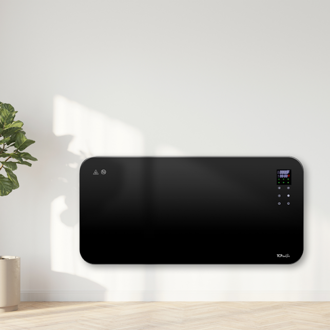 TCP Smart 2000W Glass Electric Panel Heater Black - SMARADGBL2000UK - Image 8