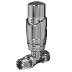 Radox 15mm Chrome TRV Valve Packs - Includes TRV And Lockshield - RV-TRVPCKCV-CH