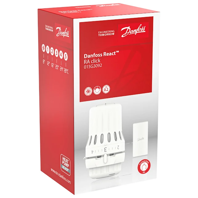 Danfoss React RA Click Remote Thermostatic Sensor - Image 2