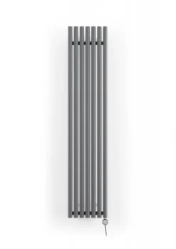 Terma Rolo Room E Electric Vertical 1800mm X 370mm Designer Radiator Modern Grey - WLROR180037SDGRESMOBP01