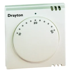 Drayton RTS2 Room Thermostat 240V With LED 'ON' Light - 24002