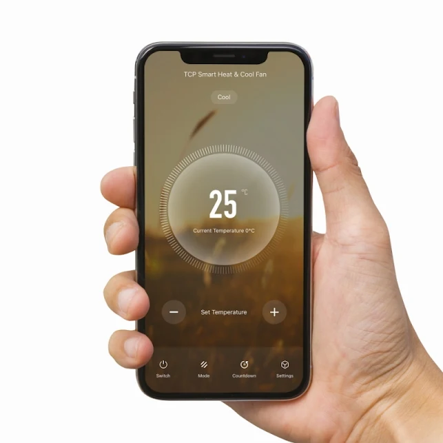 TCP Smart Wall Mounted 2000W Downflow Ceramic Heater - SMAWHHEAT2000WHOR705 - Image 5