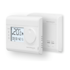 Neomitis Wireless 7 Day Programmable Digital Room Thermostat White - RT7RFPLUS