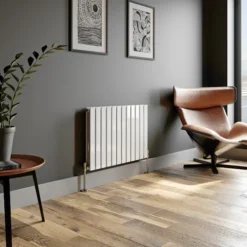 DuraTherm Horizontal Double Flat Panel Designer Radiator - 600 X 912mm White