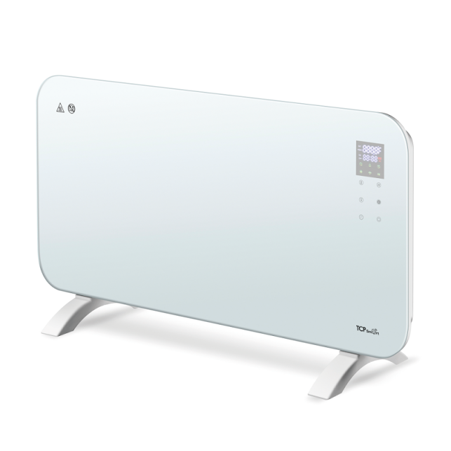 TCP Smart 1500W Glass Electric Panel Heater White - SMARADGWH1500UK - Image 3