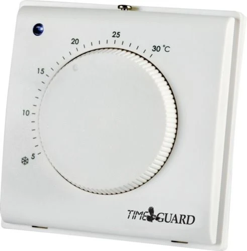 Time Guard Electronic Room Thermostat With Tamper Proof Cover TRT032