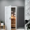 Terma Rolo Room E Electric Vertical 1800mm X 480mm Designer Radiator Modern Grey - WLROR180048SDGRESMOBP01