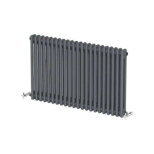Park Lane Traditional Colosseum Double Bar Column Radiator Anthracite 600 X 1010mm - Image 3