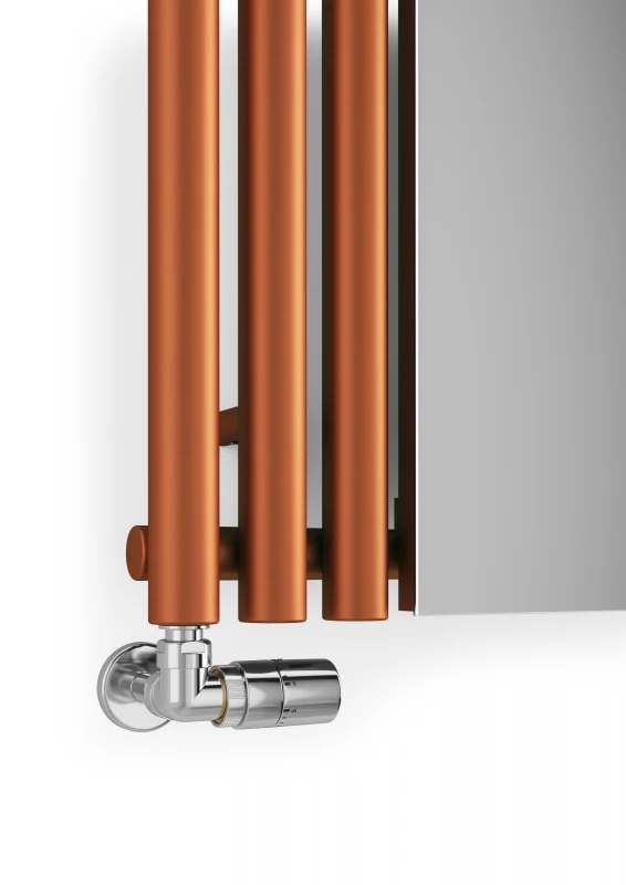 Terma Rolo-Mirror Designer Radiator 1800x590mm True Copper - WGROM180059KTCOUC01 - Image 4