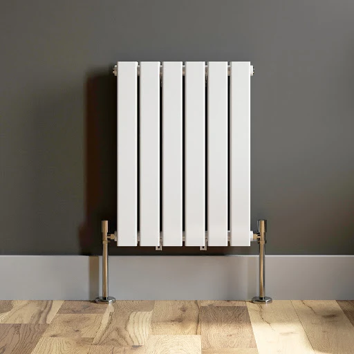 DuraTherm Horizontal Double Flat Panel Designer Radiator - 600 X 456mm White - Image 4