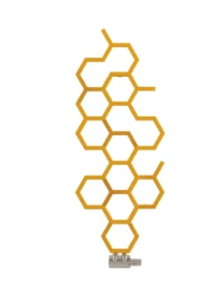 Terma Hex Designer Radiator 1200x486mm Mustard - WGH2X122048K104ZX