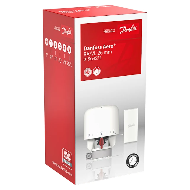 Danfoss Aero Remote Thermostatic Sensor - RA/VL Valves - Image 3