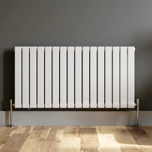 DuraTherm Horizontal Double Flat Panel Designer Radiator - 600 X 1216mm White - Image 4