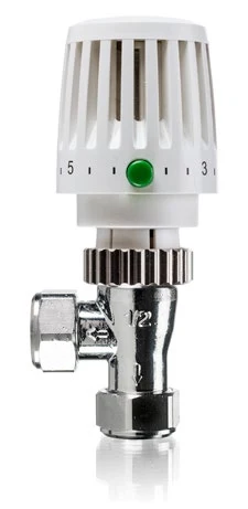 Honeywell Valencia VTL120-15A 15mm Angled Traditional TRV + Lockshield