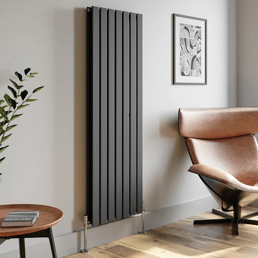 DuraTherm Vertical Double Flat Panel Designer Radiator - 1600 X 532mm Anthracite - Image 3