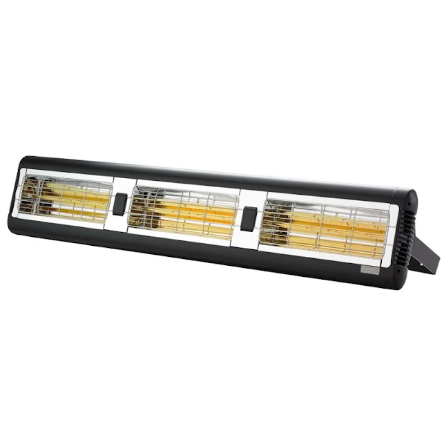 Tansun Sorrento IP Low Glare Black 4.5kW Outdoor Heater - SOR215IPTB - Image 2