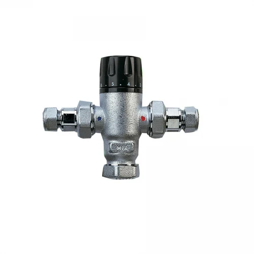 Zip AQ4 TMV2 Thermostatic Blending Valve Complete With 2 Check Valves