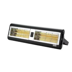 Tansun Sorrento IP Low Glare Black 3.0kW Outdoor Heater - SOR215IPDB