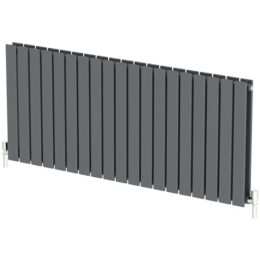 DuraTherm Horizontal Double Flat Panel Designer Radiator - 600 X 1444mm Anthracite - Image 6
