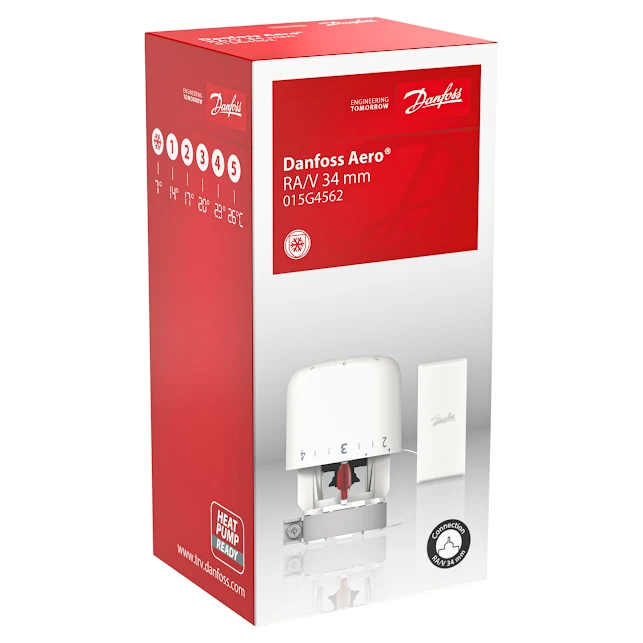 Danfoss Aero Remote Thermostatic Sensor - RA/V Valves - Image 2