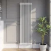 Park Lane Traditional Vertical Colosseum Triple Bar Column Radiator White - 1600 X 470mm