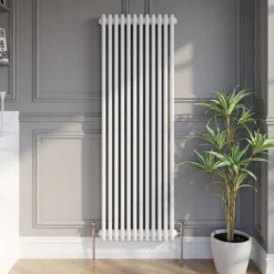 Park Lane Traditional Vertical Colosseum Triple Bar Column Radiator White - 1600 X 560mm