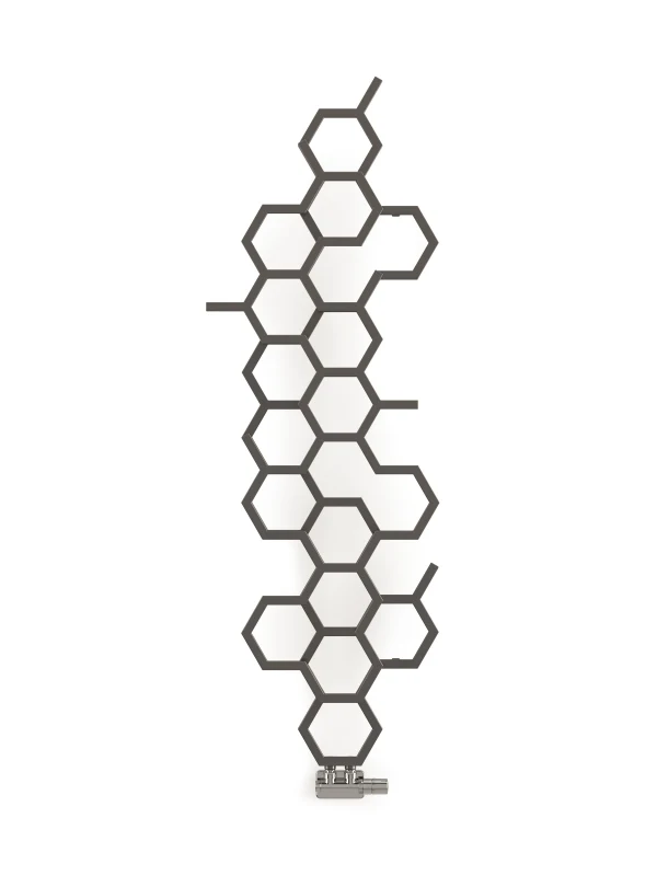Terma Hex Designer Radiator 1700x573mm Sparkling Grey - WGH2X170057KRGYZX