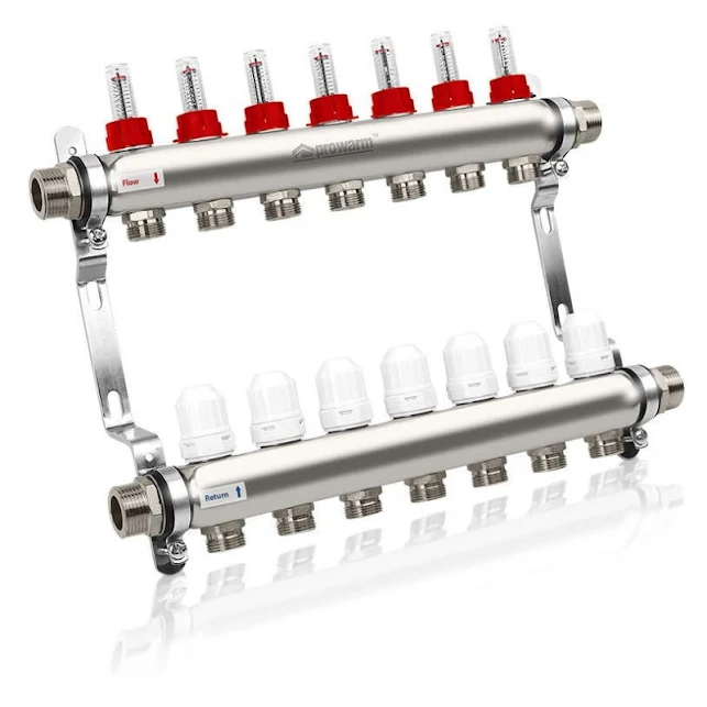 ProWarm 7 Port Underfloor Heating Manifold - MANIFOLD7