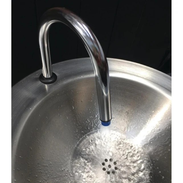 Burco Mobile Handwash With Infra-red Foot Sensor 10L Stainless Steel - HW0110 - Image 4