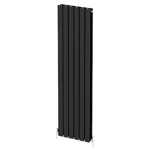 DuraTherm Vertical Double Flat Panel Designer Radiator - 1600 X 456mm Black - Image 3