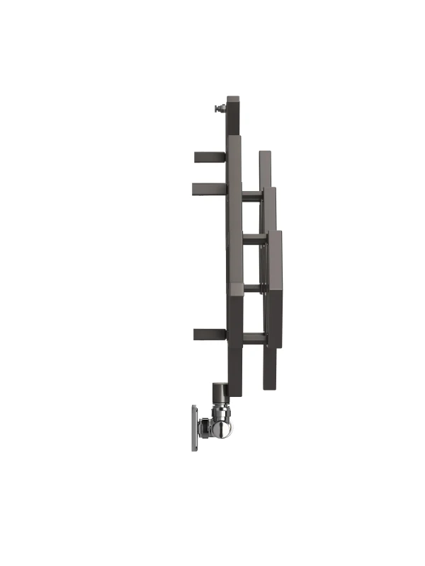 Terma Hex Designer Radiator 502x1126mm Sparkling Grey - WGH2X050112KRGYYL - Image 5