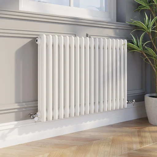 Park Lane Traditional Colosseum Triple Bar Column Radiator White 600 X 830mm - Image 2