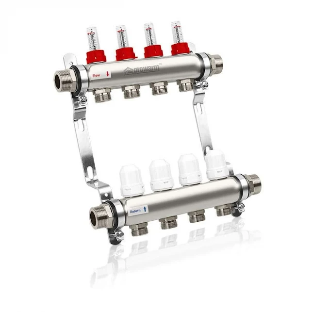 ProWarm 4 Port Underfloor Heating Manifold - MANIFOLD4