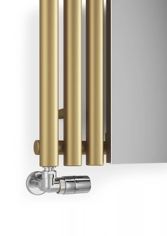 Terma Rolo-Mirror Designer Radiator 1800x590mm Brass - WGROM180059KBRAUC01 - Image 5