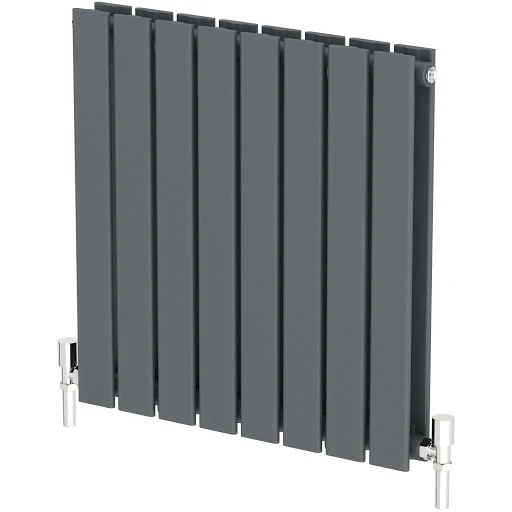 DuraTherm Horizontal Double Flat Panel Designer Radiator - 600 X 608mm Anthracite - Image 6