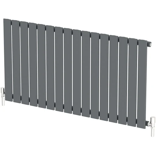 DuraTherm Horizontal Single Flat Panel Designer Radiator - 600 X 1212mm Anthracite - Image 6