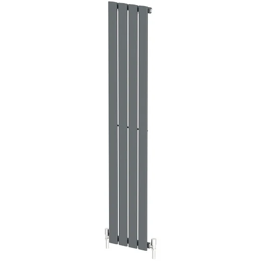 DuraTherm Vertical Single Flat Panel Designer Radiator - 1600 X 300mm Anthracite - Image 6