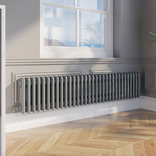 Park Lane Traditional Colosseum Triple Bar Column Radiator Anthracite 300 X 1460mm - Image 2