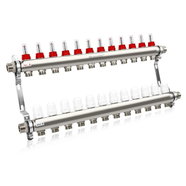 ProWarm 12 Port Underfloor Heating Manifold - MANIFOLD12