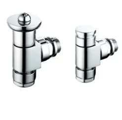 Pegler Terrier Decor Ultra Modern Manual Radiator Valve Pairs - 632308