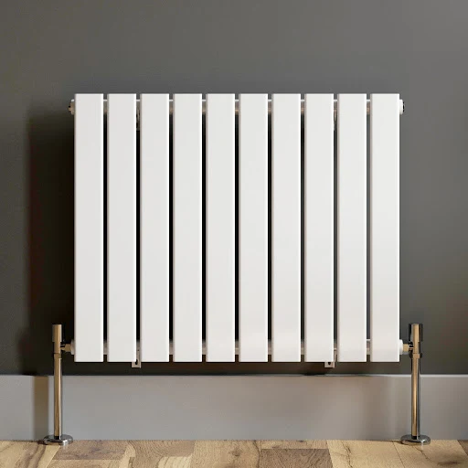 DuraTherm Horizontal Single Flat Panel Designer Radiator - 600 X 756mm White - Image 4