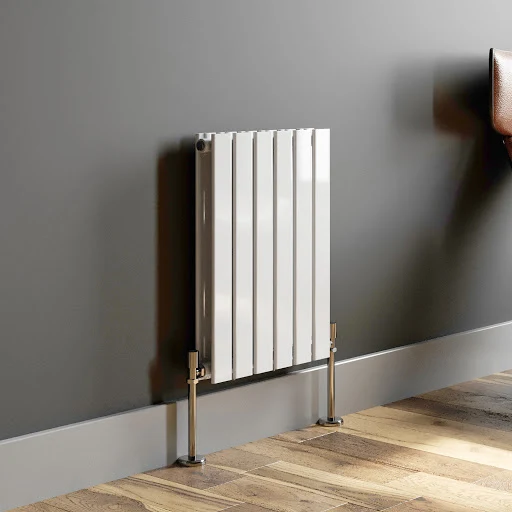 DuraTherm Horizontal Double Flat Panel Designer Radiator - 600 X 456mm White - Image 3