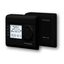 Neomitis Wireless 7 Day Programmable Digital Room Thermostat Black