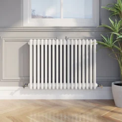 Park Lane Traditional Colosseum Triple Bar Column Radiator White 600 X 830mm