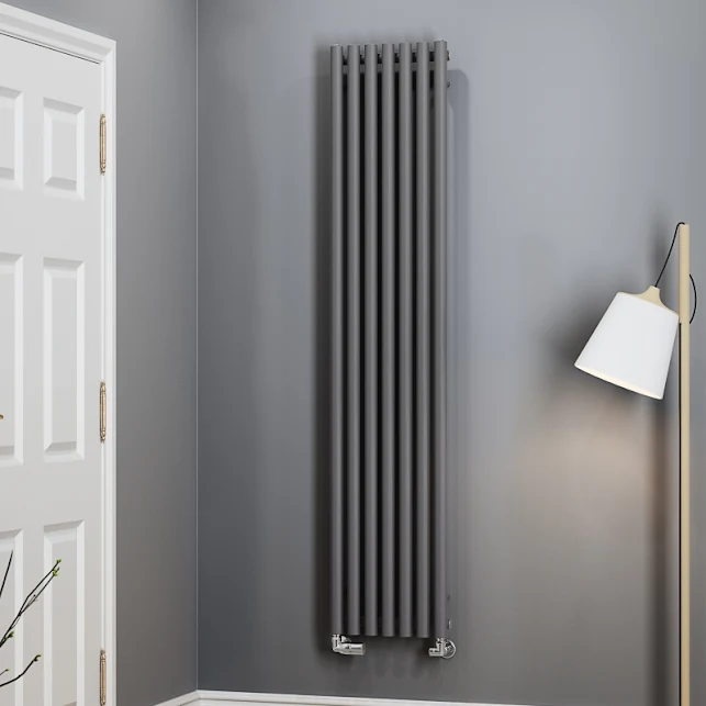 Terma Rolo-Room Designer Radiator 1800x370mm Modern Grey - WGROR180037KDGRUC01 - Image 5