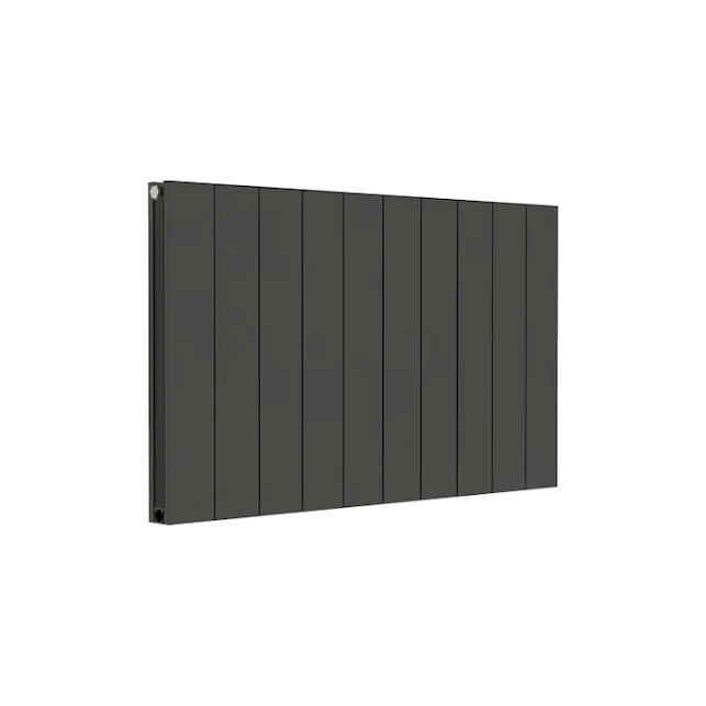 Towelrads Ascot Anthracite Aluminium Single Designer Radiator 600x1022mm - 510102