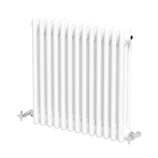 Park Lane Traditional Colosseum Triple Bar Column Radiator White 600 X 605mm - Image 3